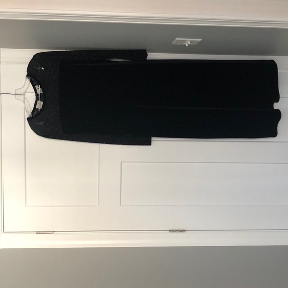 Holiday or Special Event Ready Black Velvet Dress - Picture 2 of 2